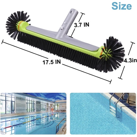 Pool Brush Head for In ground/Above Ground Swimming Pool heavy duty curved - Picture 11 of 13